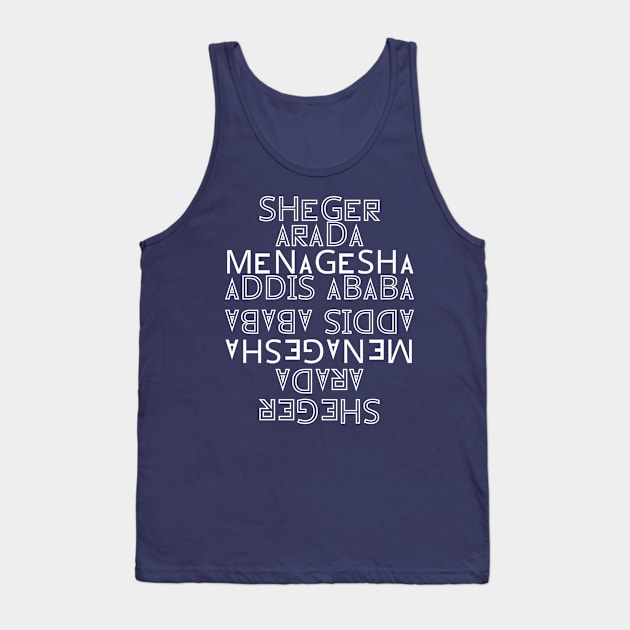 Sheger Tank Top by Amharic Avenue